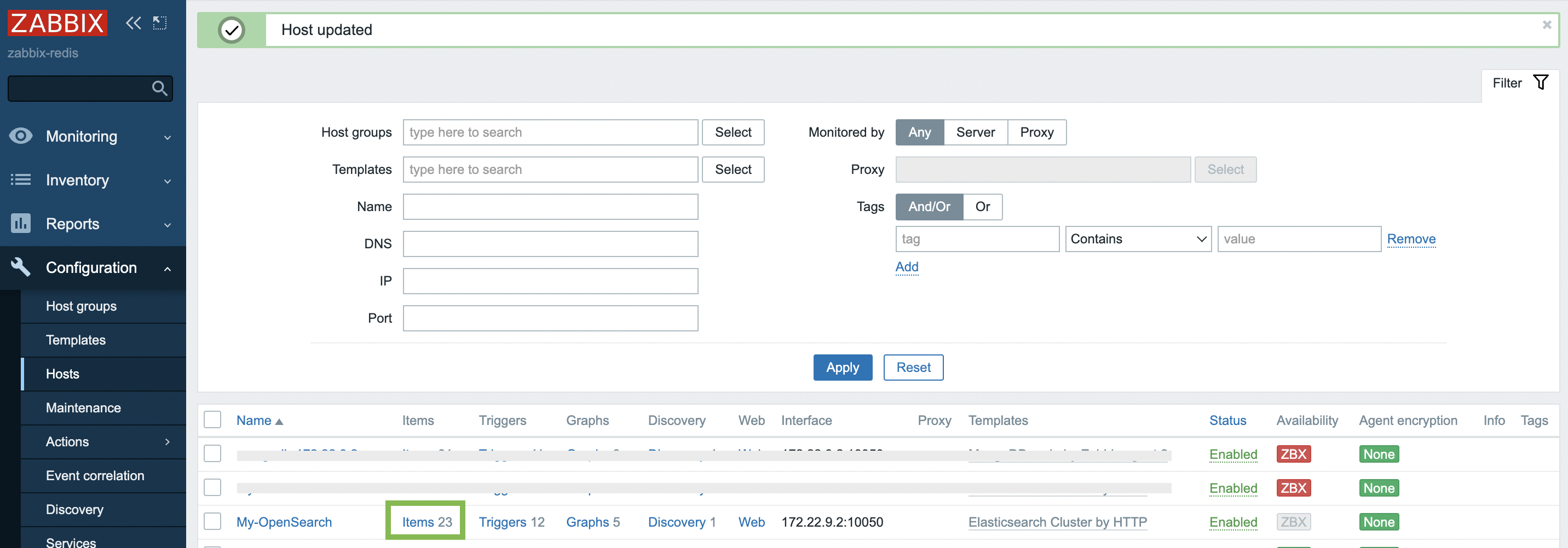 zabbix config items1