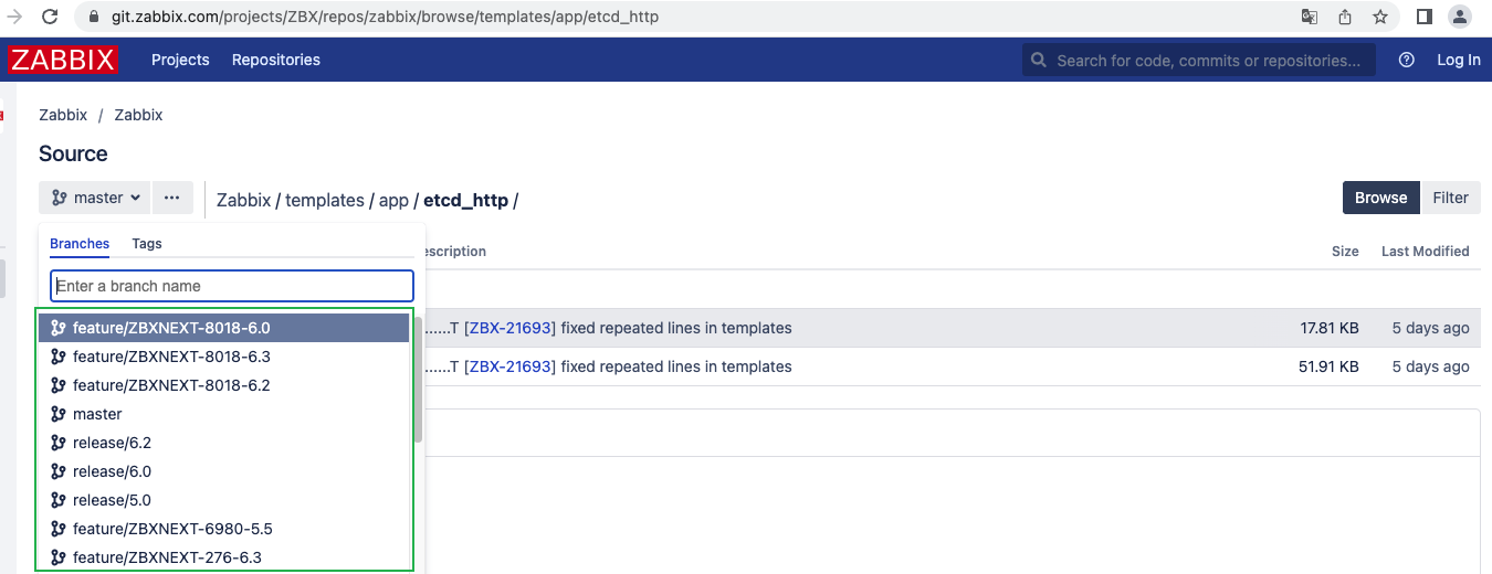 download zabbix tmp